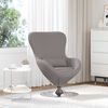 vidaXL Fauteuil &oelig;uf Taupe 63 x 73 x 90 cm tissu