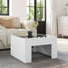 vidaXL Table basse avec LED infini blanc 50x50x30 cm