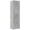 vidaXL Buffet haut gris b&eacute;ton 50x42,5x185 cm bois d'ing&eacute;nierie