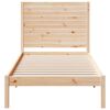 vidaXL Cadre de lit extra long sans matelas 90x220 cm bois massif