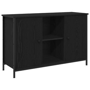 vidaXL Ensemble meuble TV 101 x 35 x 65 cm Ch&ecirc;ne noir