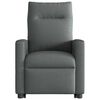 vidaXL Fauteuil inclinable électrique gris foncé tissu