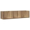 vidaXL &Eacute;tag&egrave;re murale &agrave; CD ch&ecirc;ne artisanal 75x18x18 cm bois ing&eacute;nierie