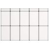 vidaXL Mur d'affichage exposition pliable 15 panneaux 302x200 cm Blanc