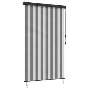 vidaXL Store enrouleur Anthracite et blanc 60 x 250 cm
