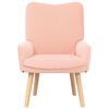 vidaXL Fauteuil relaxant Rose 63 x 67 x 94 cm tissu