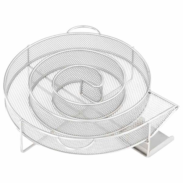 vidaXL Générateur de fumée froide rond 19,5 cm acier inoxydable