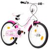 vidaXL V&eacute;lo pour enfants 18 pouces Rose et blanc