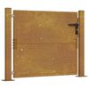 vidaXL Portail de jardin 100x100 cm en acier Corten