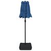 vidaXL Parasol de jardin &agrave; double t&ecirc;te bleu azur&eacute; 316x145 cm