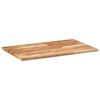 vidaXL Dessus de table rectangulaire 100x50x2 cm bois massif d'acacia