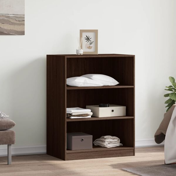 vidaXL Garde-robe ch&ecirc;ne marron 77x48x102 cm bois d'ing&eacute;nierie