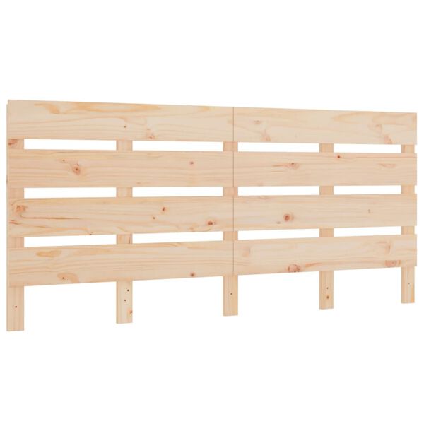 vidaXL T&ecirc;te de lit 140x3x80 cm Bois massif de pin