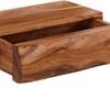 vidaXL &Eacute;tag&egrave;res murales 2 pcs 30x17x8 cm bois massif d'acacia
