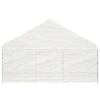 vidaXL Belvédère avec toit blanc 4,46x5,88x3,75 m polyéthylène