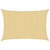 vidaXL Voile d'ombrage sable 5x4 m 100 % polyester oxford