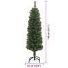 vidaXL Sapin de No&euml;l artificiel Vert 150 cm PVC et acier et plastique
