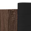 vidaXL Cadre de lit sans matelas chêne marron 75x190 cm