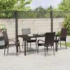 vidaXL Ensemble de salle &agrave; manger pour jardin 5 pcs Marron