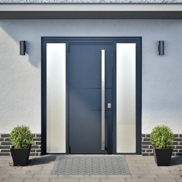 vidaXL Jardini&egrave;res 2 pcs noir 30x30x30 cm acier