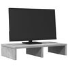vidaXL Support de moniteur gris b&eacute;ton 50x27x10 cm bois d'ing&eacute;nierie