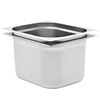 vidaXL R&eacute;cipients Gastronorm 2 pcs GN 1/2 200 mm Acier inoxydable