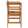vidaXL Banc rose Naturel 68,5 x 46 x 82,5 cm Bois d'Acacia Massif