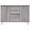 vidaXL Buffet sonoma gris 101,5x35x70 cm bois d'ing&eacute;nierie