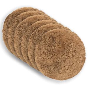 vidaXL Coussin avec oreiller HEERLEN 2 pi&egrave;ces Taupe Fleece PV