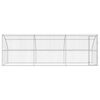 vidaXL Kennel pour Chiens 3 pcs Argent&eacute; 6 x 2 x 2 m Acier galvanis&eacute;