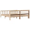 vidaXL Cadre de lit sans matelas 200x200 cm bois massif de pin