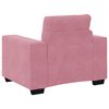 vidaXL Ensemble de Canap&eacute;s 3 pcs Rose 221 x 80 x 80 cm Velours
