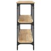 vidaXL Table console Chêne Sonoma 200 x 29 x 75 cm Bois d'ingénierie