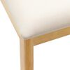 vidaXL Chaise de salle &agrave; manger 2 pcs Naturel et clair