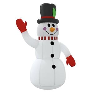 vidaXL Bonhomme de neige gonflable avec LED 300 cm