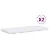 vidaXL Lit de jour avec gigogne et matelas gris clair 100x200 cm tissu