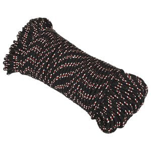 vidaXL Corde utilitaire polyvalente 5 mm 250 m Noir et Rouge PP