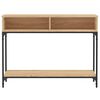 vidaXL Table console chêne sonoma 100x30,5x75 cm bois d'ingénierie