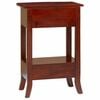 vidaXL Table console Marron 50 x 29,5 x 76 cm Bois de Mahogany Massif