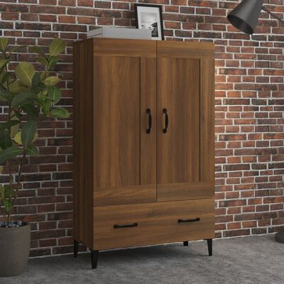 vidaXL Buffet Chêne marron 70x31x115 cm Bois d'ingénierie