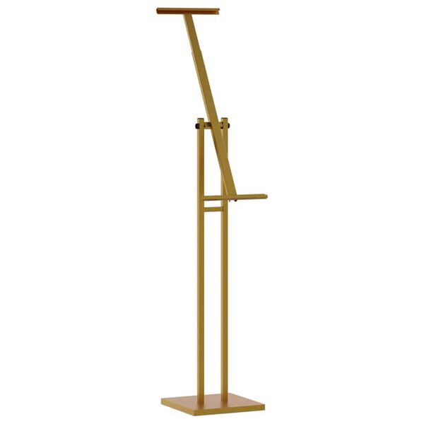 vidaXL Pr&eacute;sentoirs de salon 2 pcs Dor&eacute; 26,5 x 26,5 x 127 cm Fer