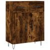 vidaXL Buffet ch&ecirc;ne fum&eacute; 69,5x34x90 cm bois d'ing&eacute;nierie