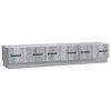 vidaXL Meuble TV Sonoma gris 147 x 34,5 x 27 cm Bois d'ing&eacute;nierie