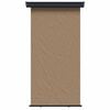 vidaXL Store lat&eacute;ral de balcon 100% polyester fer acier
