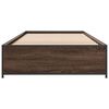 vidaXL Cadre de lit sans matelas ch&ecirc;ne marron 90x190 cm
