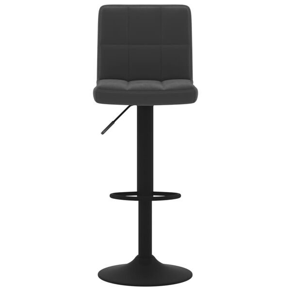 vidaXL Tabouret de bar Noir Velours