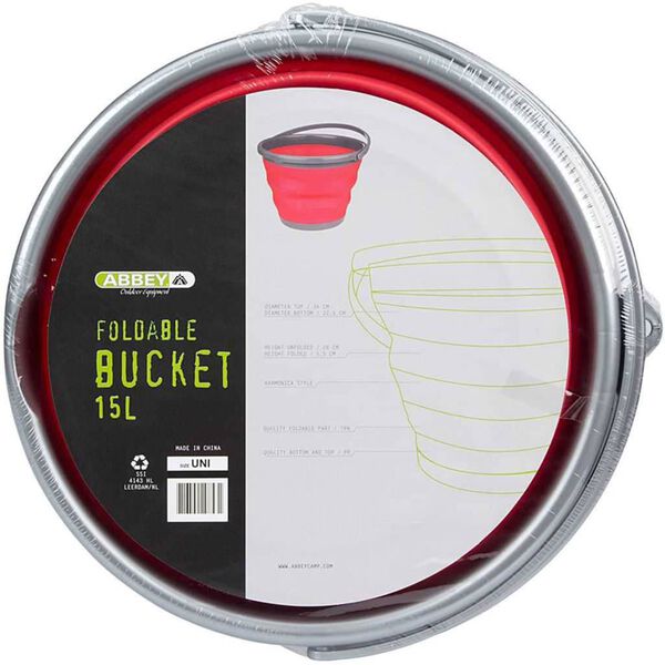 Abbey Camp Seau pliable 15 L Corail 21WL-KOG-Uni