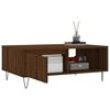 vidaXL Table basse ch&ecirc;ne marron 90x60x35 cm bois d'ing&eacute;nierie