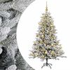 vidaXL Sapin de No&euml;l artificiel avec boules 120 cm 150 LED Blanc chaud