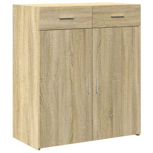 vidaXL Buffet ch&ecirc;ne sonoma 80x42,5x93 cm bois d'ing&eacute;nierie